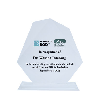 Outstanding Contribution in the Exclusive use of Fermenta SOD